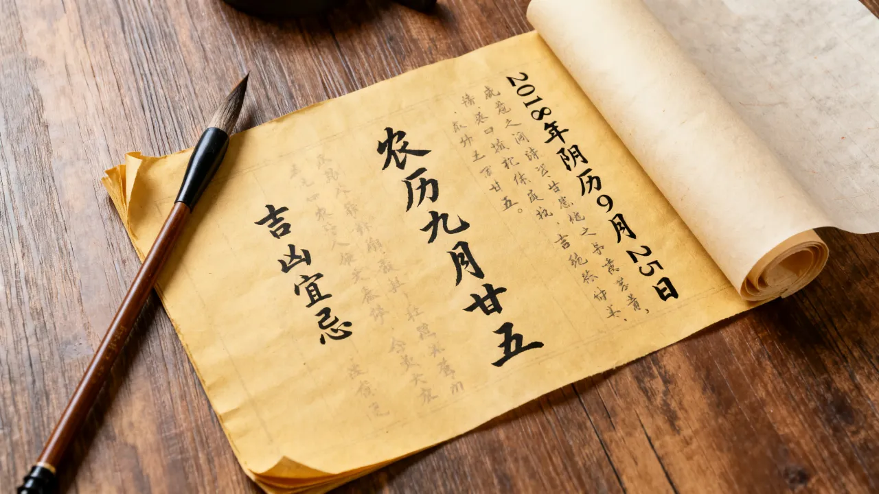 2018年阴历9月25日是什么日子,农历九月廿五吉凶宜忌? 2018年阴历9月25日是什么日子,农历九月廿五吉凶宜忌?