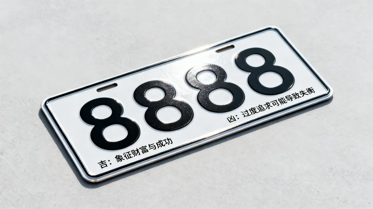 车牌号码吉凶怎么看？车牌号数字吉凶对照大全