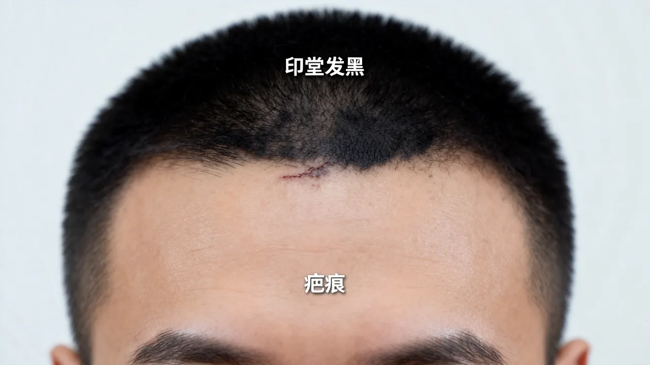 印堂发黑怎么看吉凶,印堂有疤痕图解准吗 印堂发黑怎么看吉凶,印堂有疤痕图解准吗
