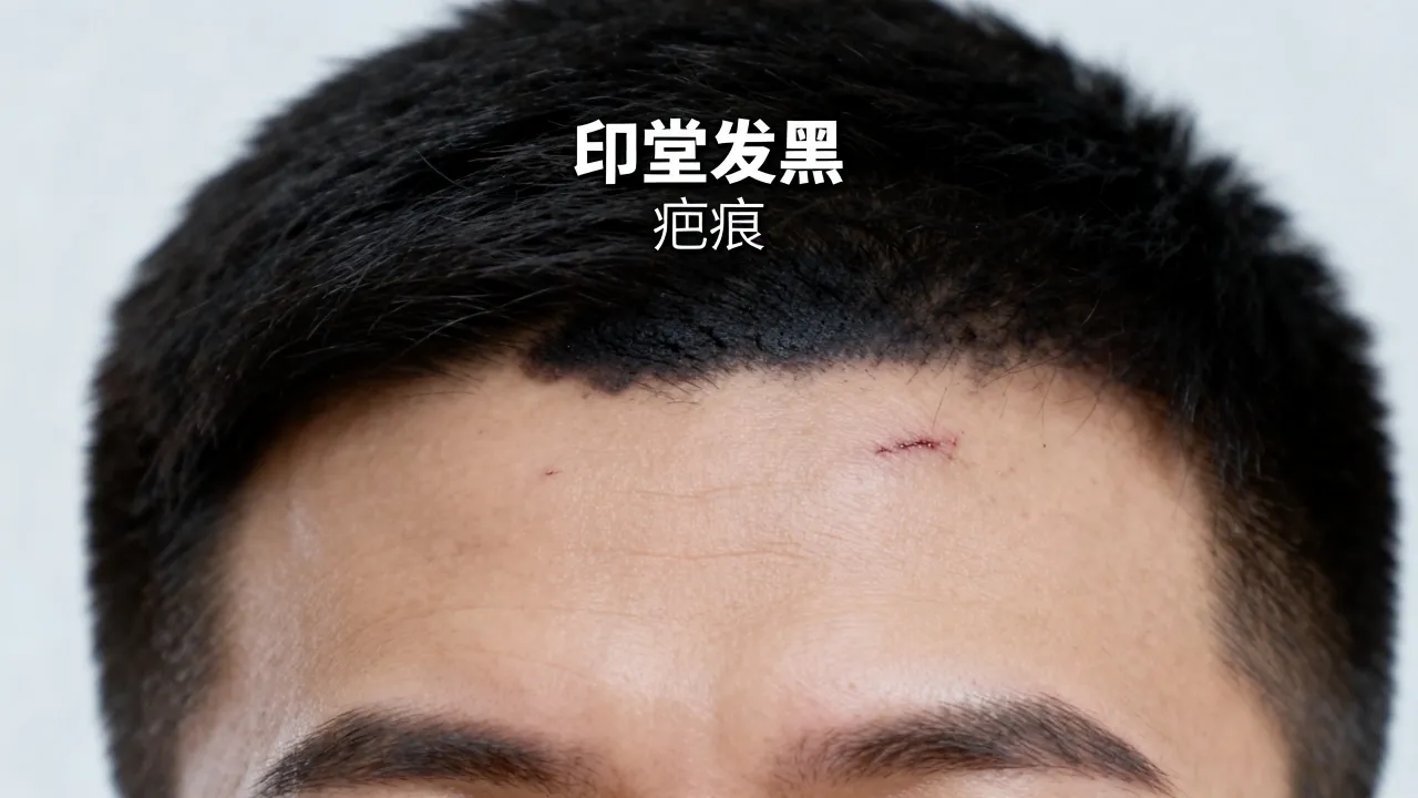 印堂发黑怎么看吉凶,印堂有疤痕图解准吗 印堂发黑怎么看吉凶,印堂有疤痕图解准吗