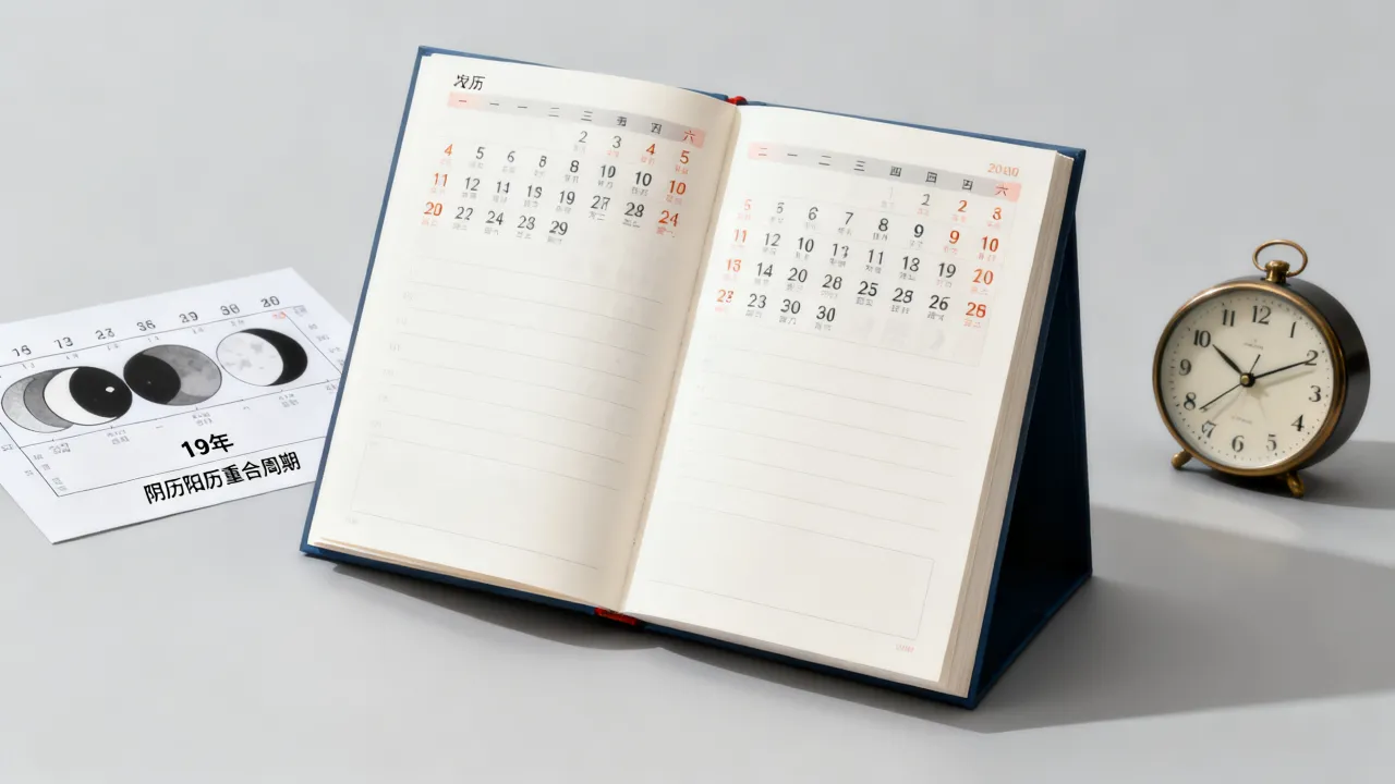 阴历阳历多少年轮回一次？同样的农历公历周期重合要多久？