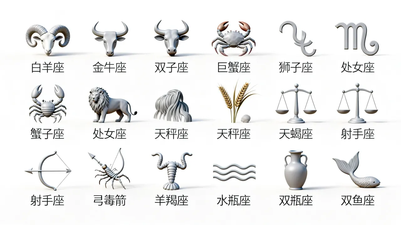 十二星座完整介绍有哪些？十二星座分别是什么？