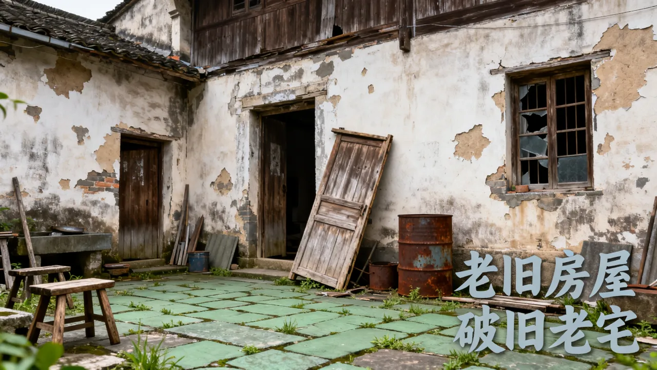 梦到老旧房屋是啥意思，梦见破旧老宅有何征兆