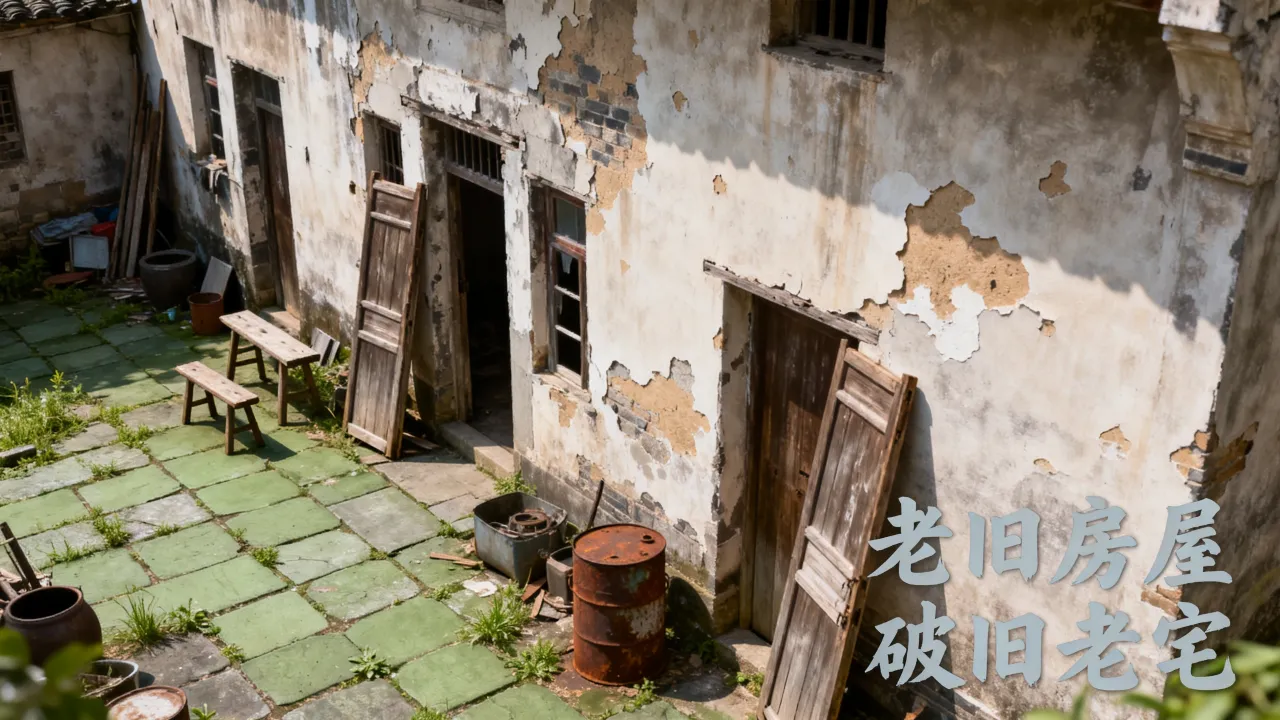 梦到老旧房屋是啥意思，梦见破旧老宅有何征兆