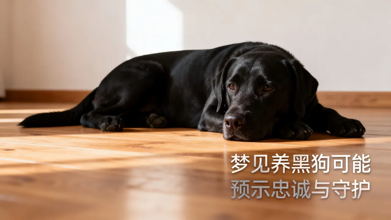 梦到了养黑狗会有什么预兆,梦见养黑狗预示着什么征兆 梦到了养黑狗会有什么预兆,梦见养黑狗预示着什么征兆