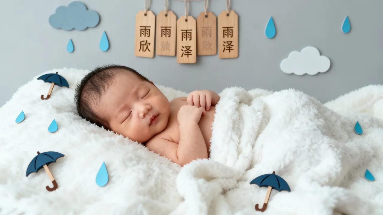 狗年宝宝起名叫雨什么，雨字配什么字好听又有寓意？
