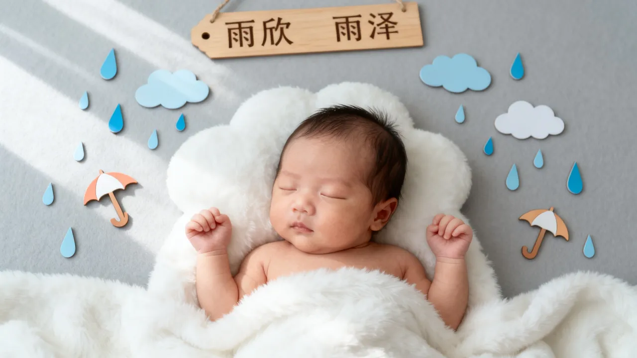 狗年宝宝起名叫雨什么，雨字配什么字好听又有寓意？