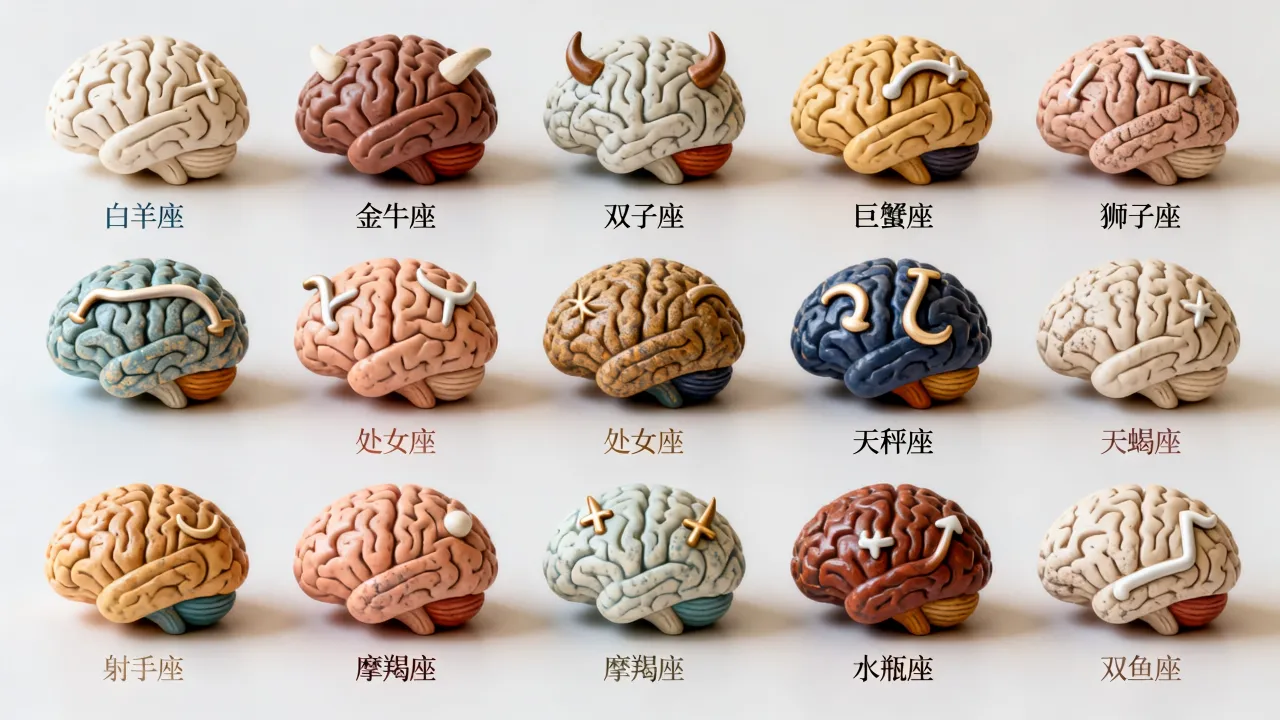 十二星座脑子图看智商？十二星座哪个星座最聪明，