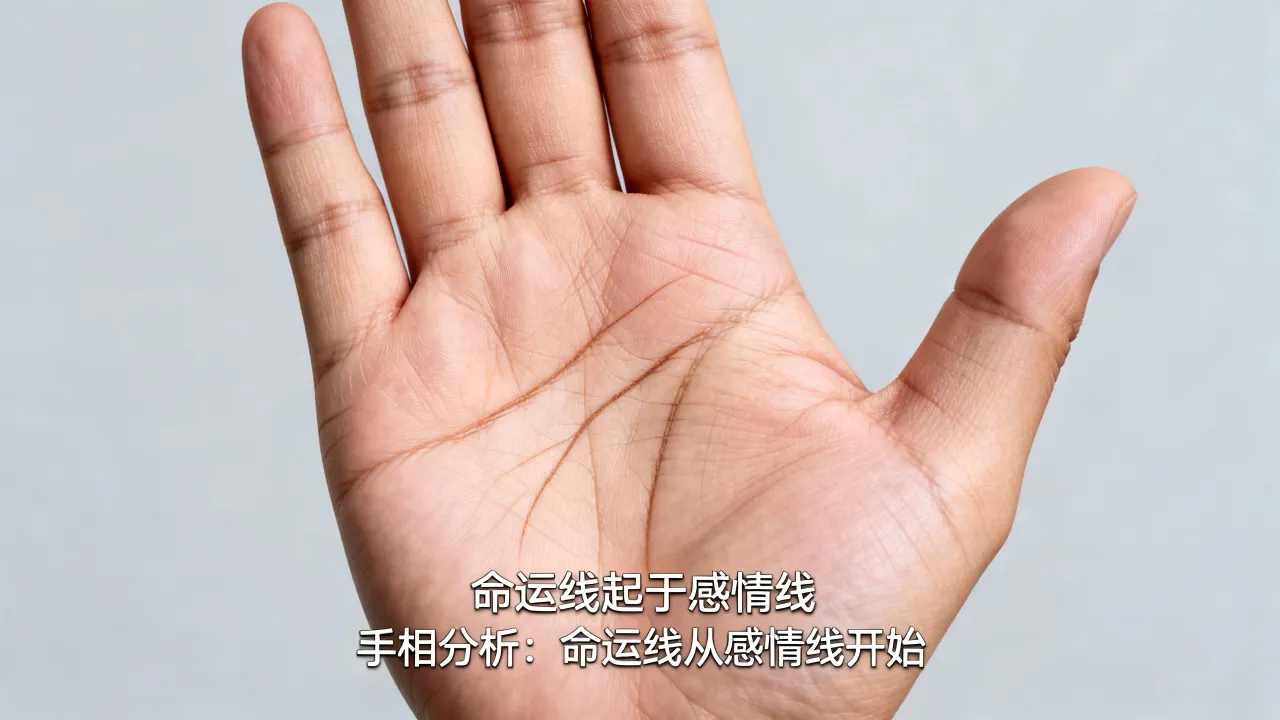 命运线起于感情线代表什么,手相命运线从感情线开始好吗 命运线起于感情线代表什么,手相命运线从感情线开始好吗