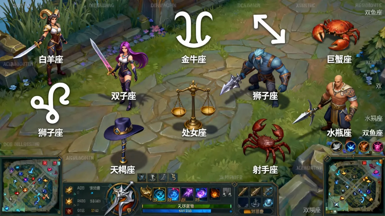 十二星座打lol谁最厉害,你的星座适合玩哪个位置? 十二星座打lol谁最厉害,你的星座适合玩哪个位置?