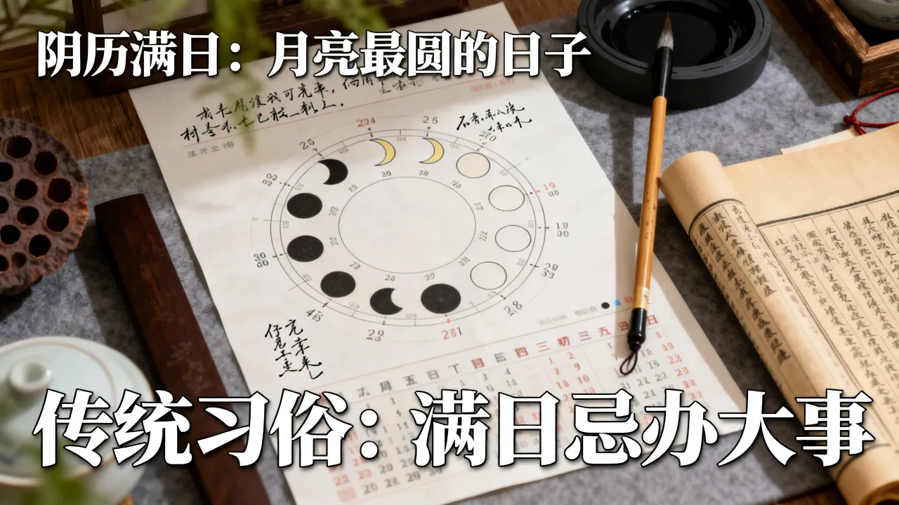 阴历满日是什么意思，阴历满日适不适合办大事？