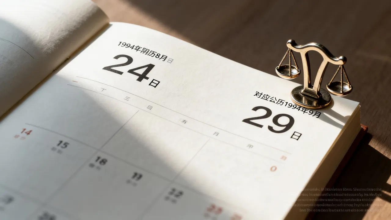 1994年阴历8月24日是什么星座，对应公历哪天