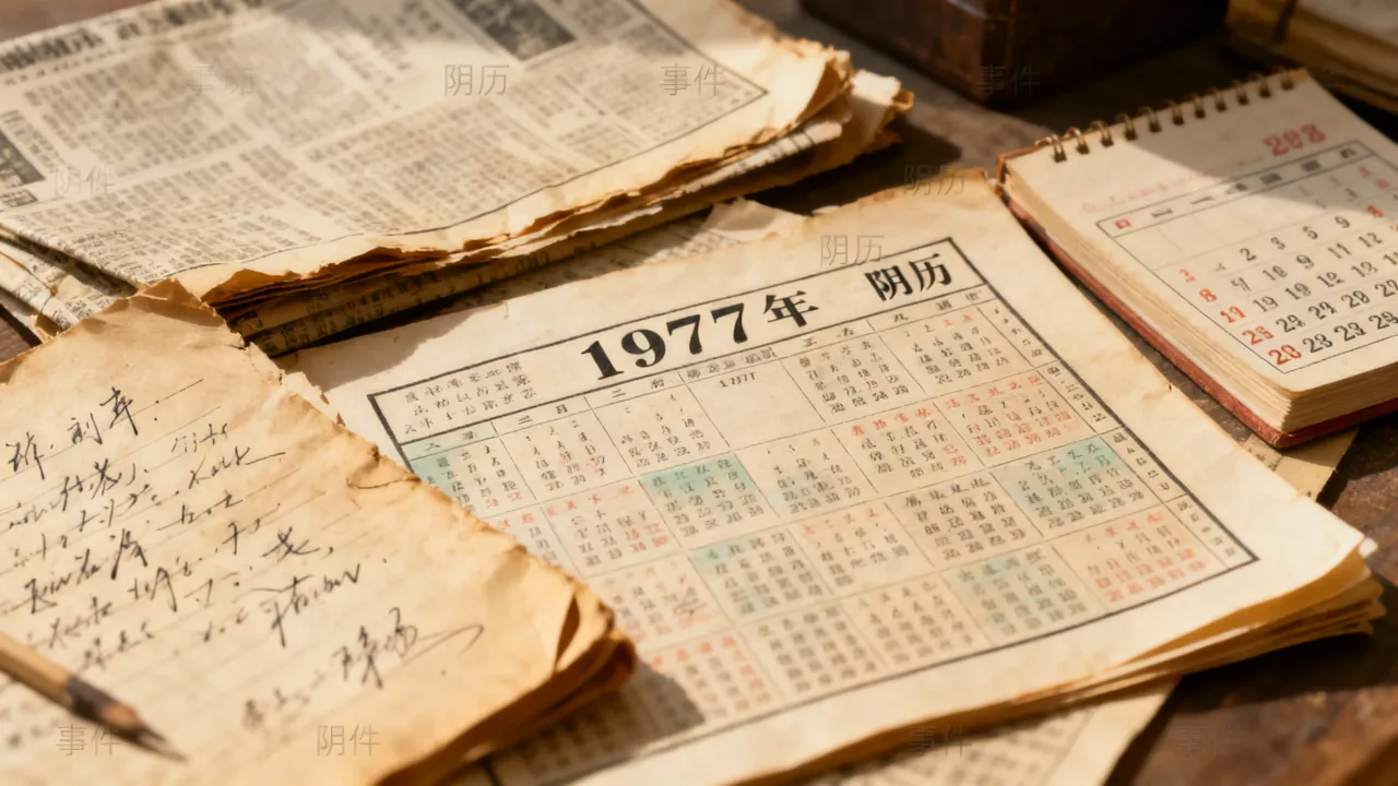 1977年阴历发生了什么大事，阴历1977年事件真相揭秘