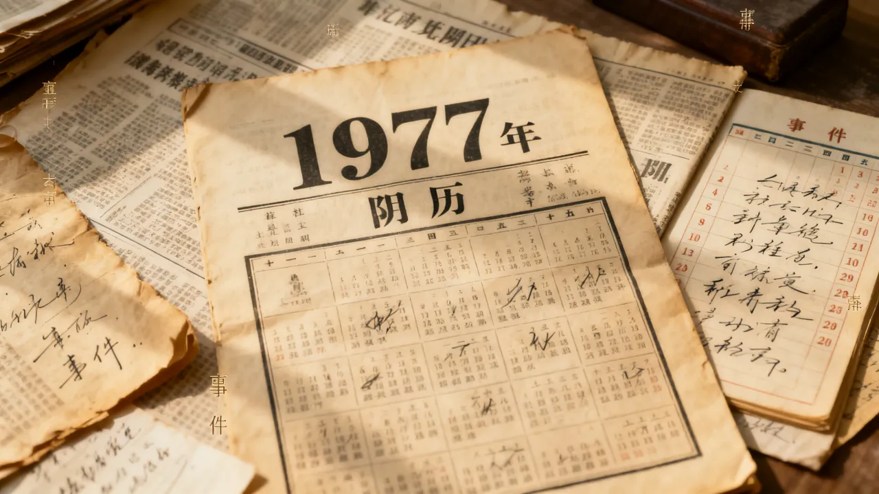 1977年阴历发生了什么大事，阴历1977年事件真相揭秘