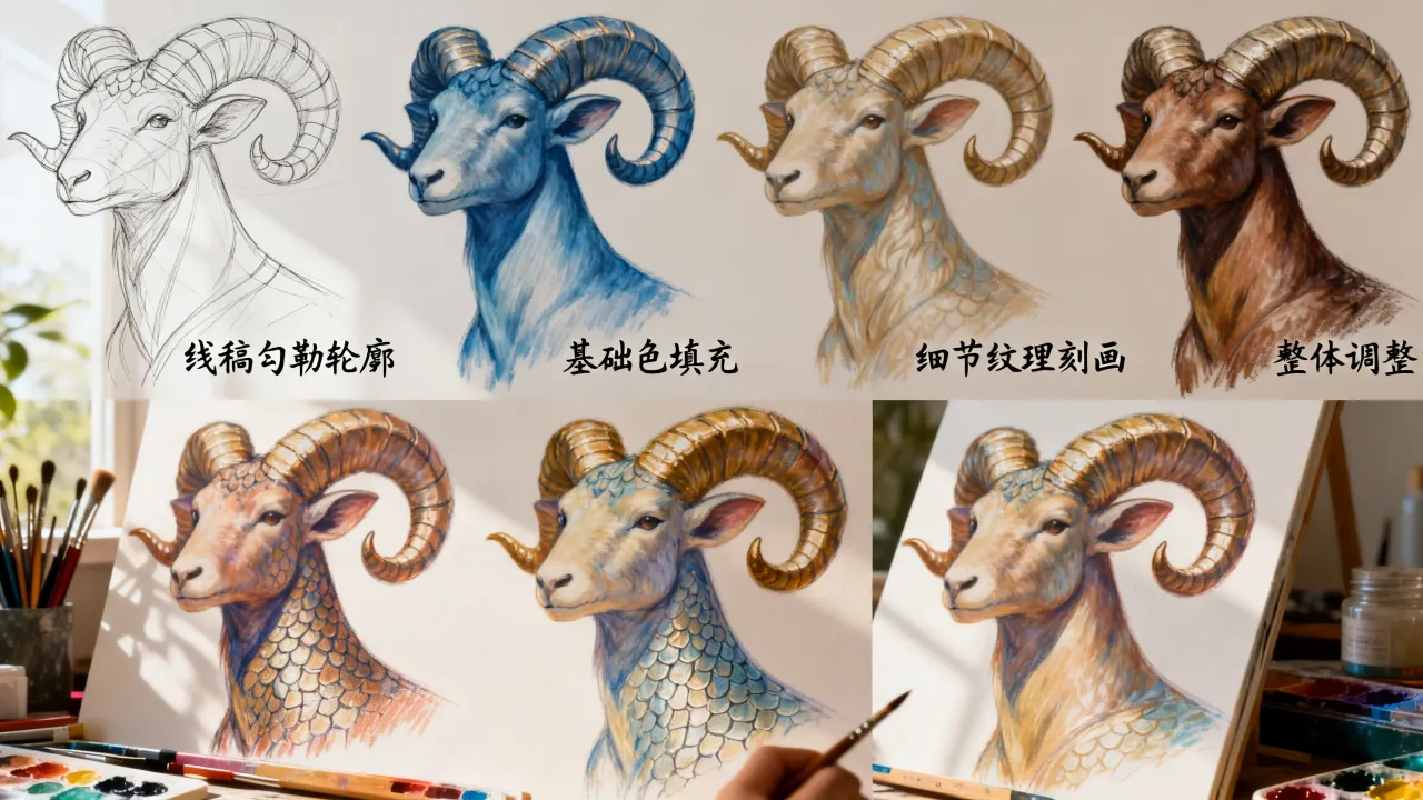 十二星座怎么画最好看?十二星座画法教程大全 十二星座怎么画最好看?十二星座画法教程大全