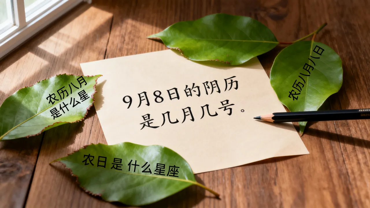 9月8日的阴历是几月几号,农历八月八日是什么星座? 9月8日的阴历是几月几号,农历八月八日是什么星座?