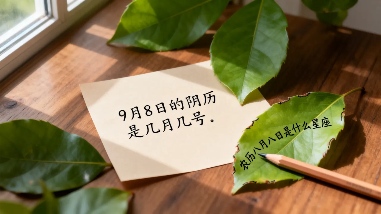 9月8日的阴历是几月几号,农历八月八日是什么星座? 9月8日的阴历是几月几号,农历八月八日是什么星座?