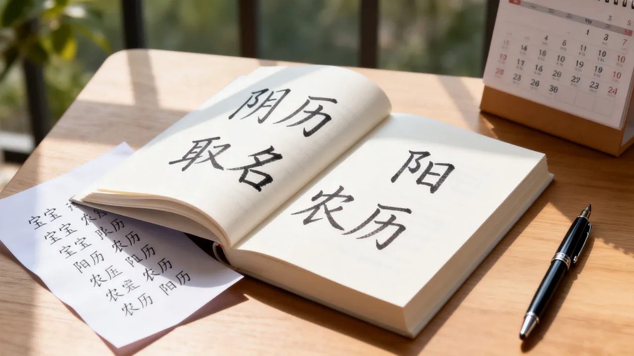 阴历取名网靠谱吗？宝宝起名按农历还是阳历？