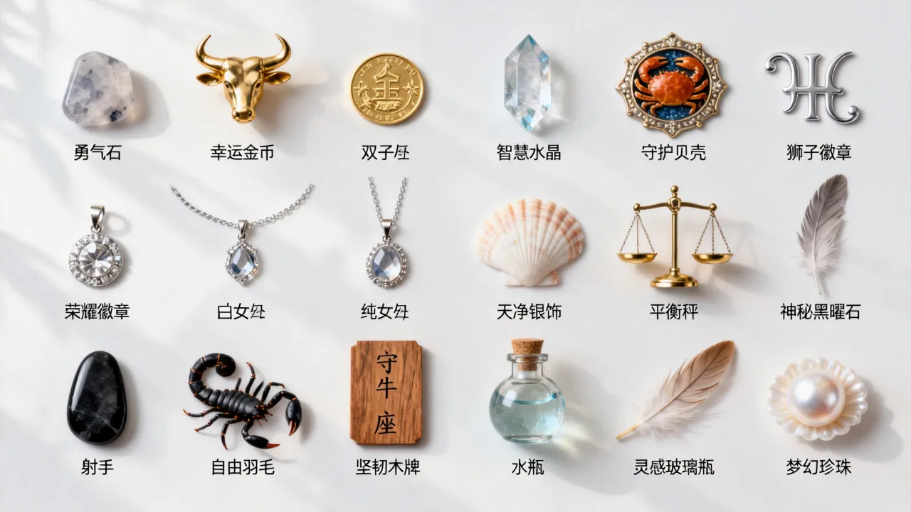 十二星座的守身符是什么，十二星座守身符有哪些？
