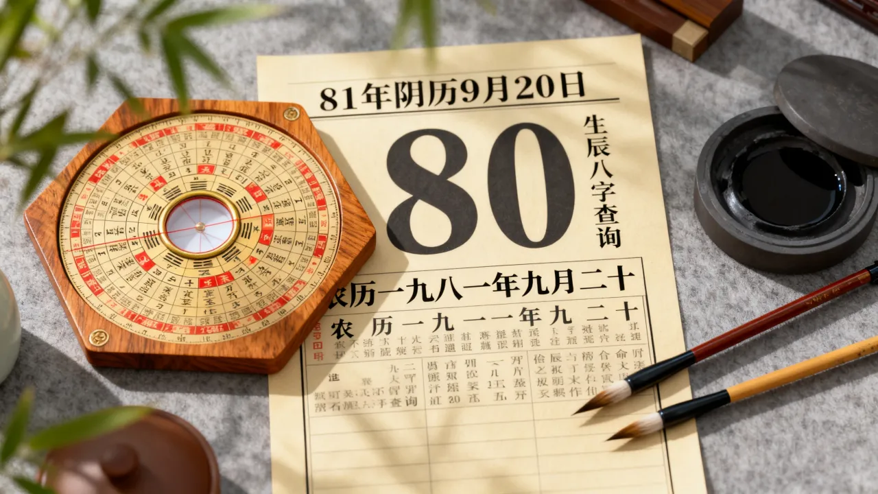 81年阴历9月20日是什么命?农历一九八一年九月二十生辰八字查询 81年阴历9月20日是什么命?农历一九八一年九月二十生辰八字查询
