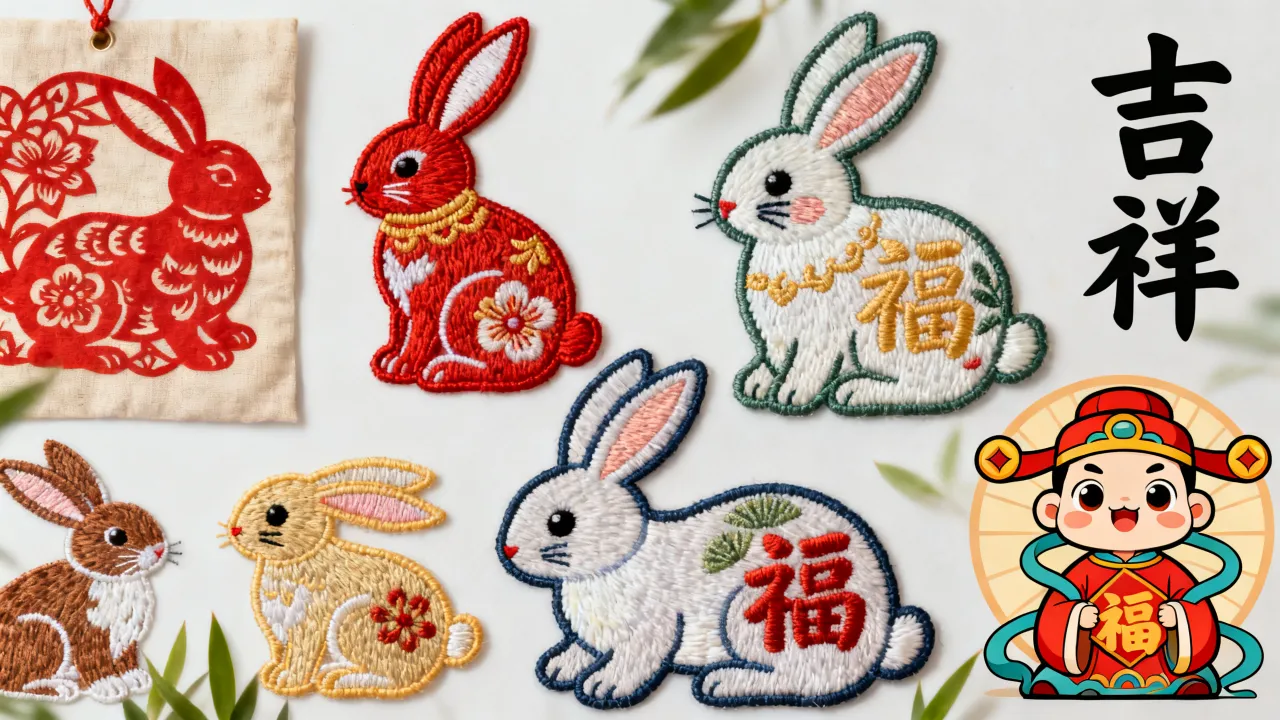 过年兔子生肖图案是什么,兔子图案100种寓意详解 过年兔子生肖图案是什么,兔子图案100种寓意详解