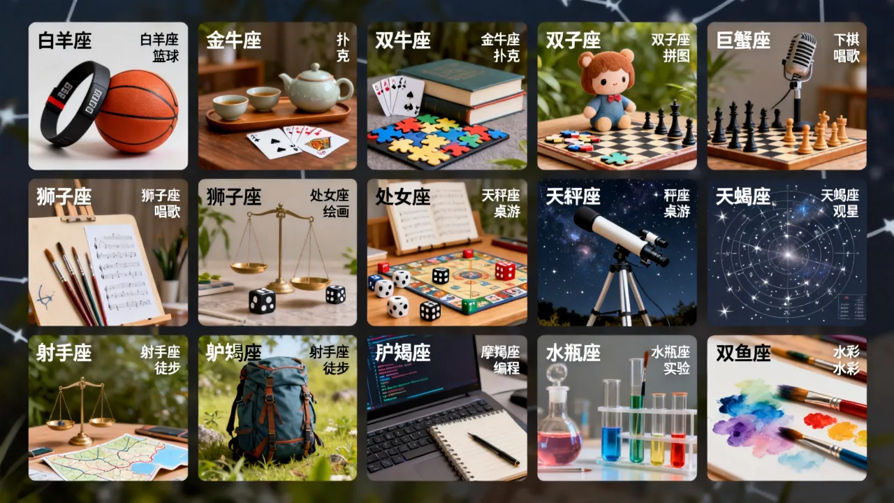 十二星座爱玩什么,十二星座最喜欢玩什么游戏? 十二星座爱玩什么,十二星座最喜欢玩什么游戏?