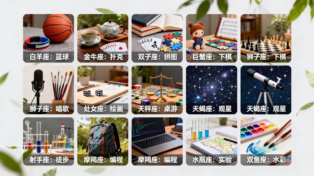 十二星座爱玩什么,十二星座最喜欢玩什么游戏? 十二星座爱玩什么,十二星座最喜欢玩什么游戏?