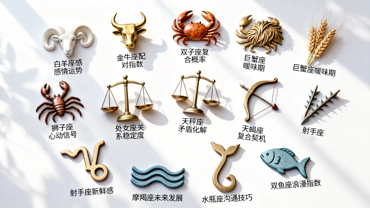十二星座感情运势怎么看?十二星座感情配对哪个最准? 十二星座感情运势怎么看?十二星座感情配对哪个最准?