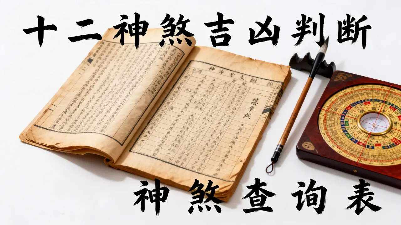 十二神煞怎么判断吉凶，神煞吉凶查询表及详解