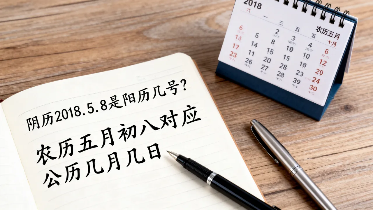 阴历2018.5.8是阳历几号?农历五月初八对应公历几月几日 阴历2018.5.8是阳历几号?农历五月初八对应公历几月几日