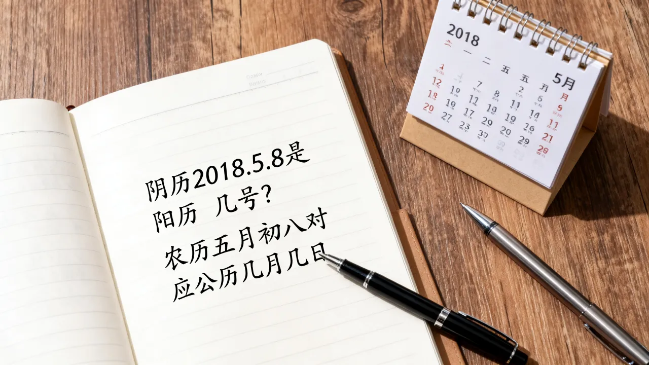 阴历2018.5.8是阳历几号?农历五月初八对应公历几月几日 阴历2018.5.8是阳历几号?农历五月初八对应公历几月几日