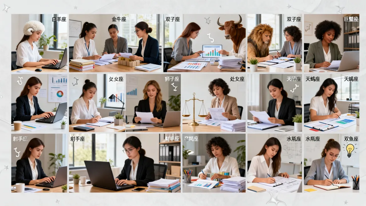 十二星座女上班谁最拼命?职场星座女生存指南 十二星座女上班谁最拼命?职场星座女生存指南