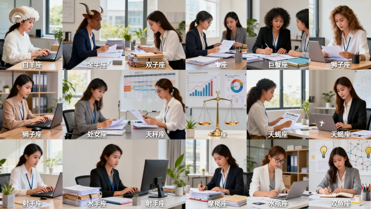十二星座女上班谁最拼命?职场星座女生存指南 十二星座女上班谁最拼命?职场星座女生存指南