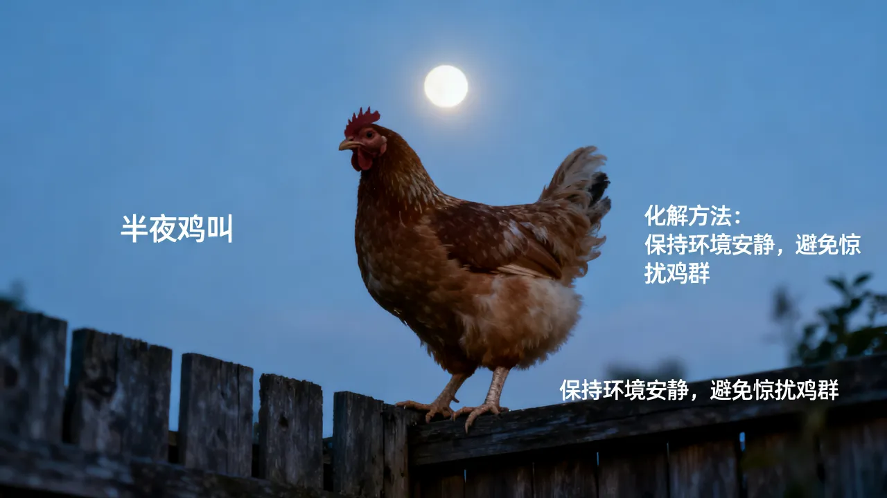 鸡半夜叫怎么化解吉凶，半夜鸡叫预示什么灾祸如何破解