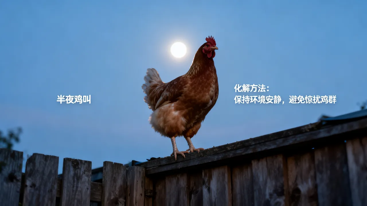 鸡半夜叫怎么化解吉凶，半夜鸡叫预示什么灾祸如何破解