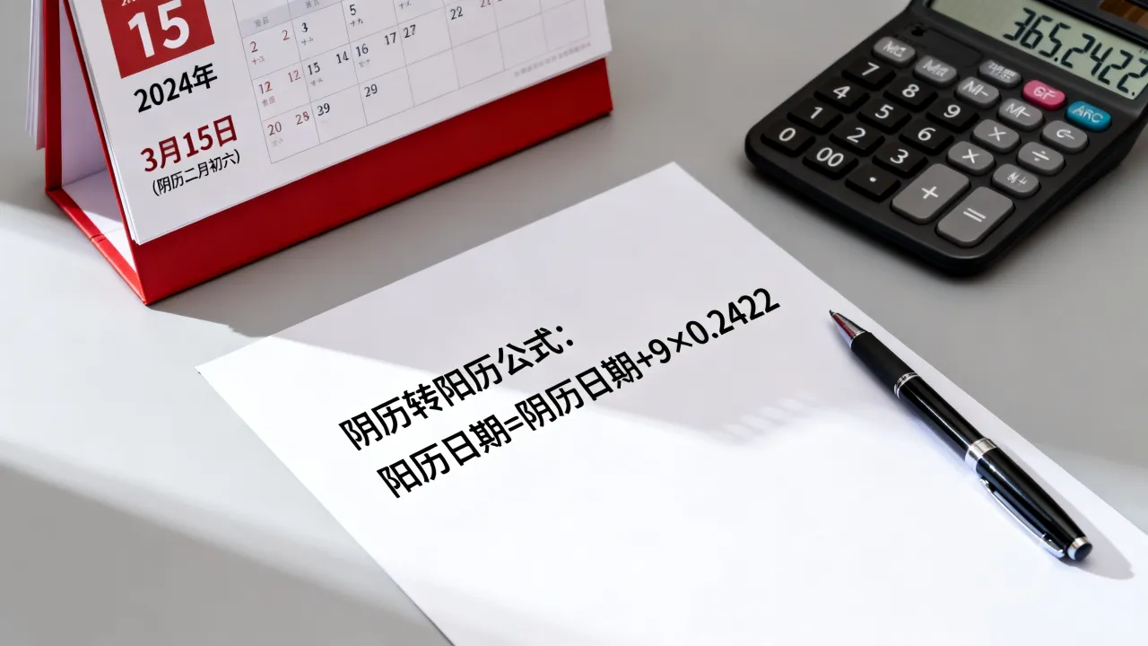 生日阴历阳历怎么换算？生日表阴历阳历计算公式