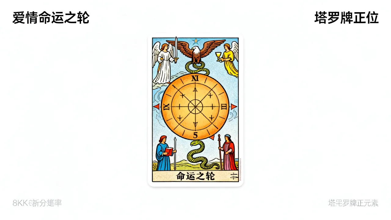 爱情命运之轮是什么意思，塔罗牌爱情命运之轮正位代表什么？