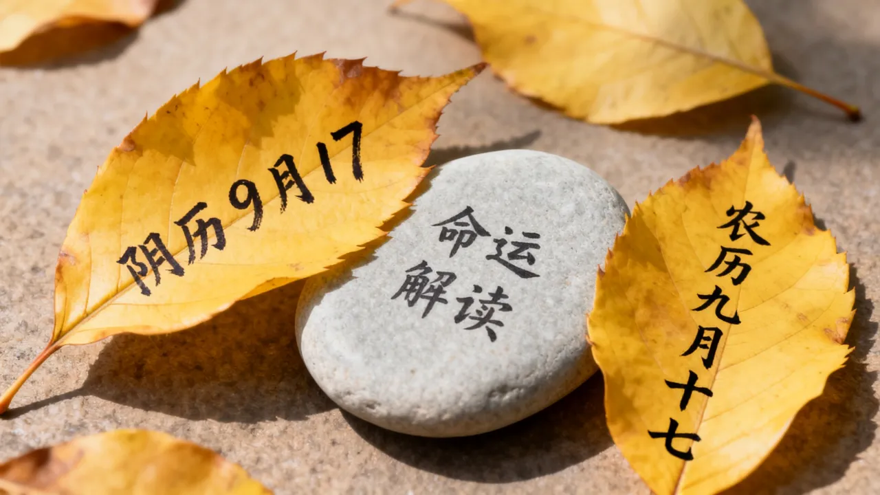 阴历9月17是什么日子，农历九月十七出生的人命运如何