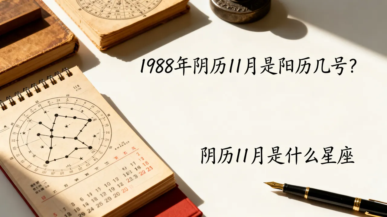 1988年阴历11月是阳历几号?,阴历11月是什么星座 1988年阴历11月是阳历几号?,阴历11月是什么星座