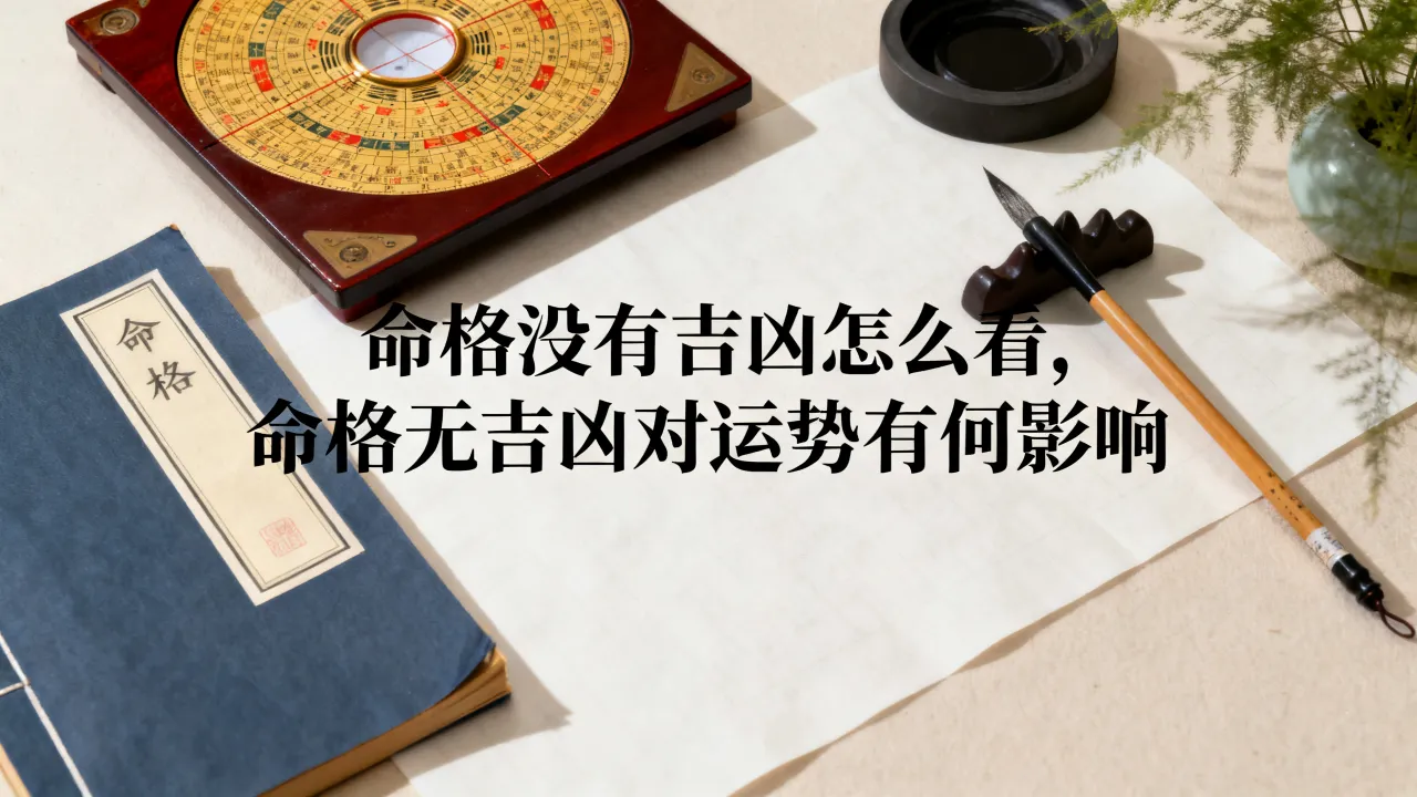 命格没有吉凶怎么看,命格无吉凶对运势有何影响 命格没有吉凶怎么看,命格无吉凶对运势有何影响