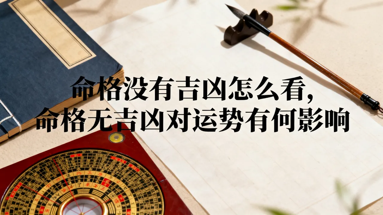 命格没有吉凶怎么看,命格无吉凶对运势有何影响 命格没有吉凶怎么看,命格无吉凶对运势有何影响