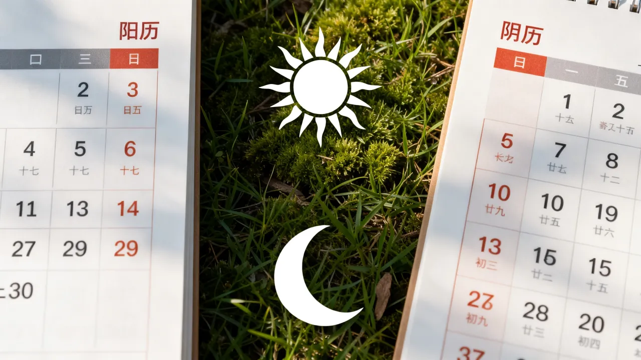 今天是阳历还是阴历，农历阳历到底怎么区分