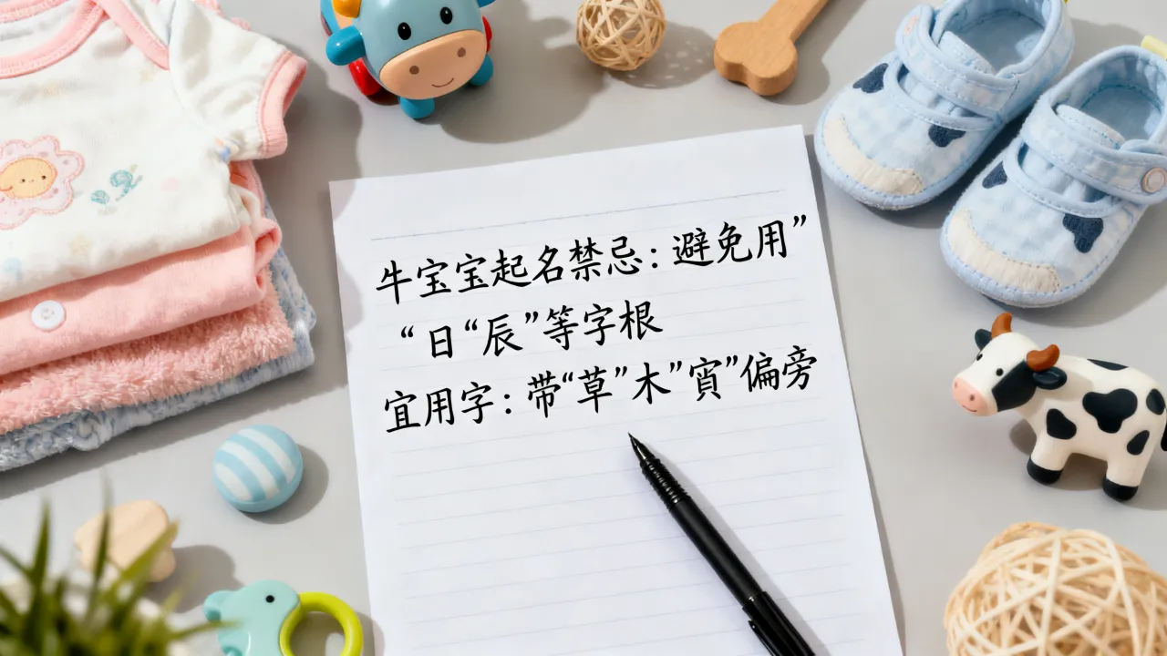 牛宝宝起名需注意什么，属牛宝宝取名禁忌和宜用字有哪些