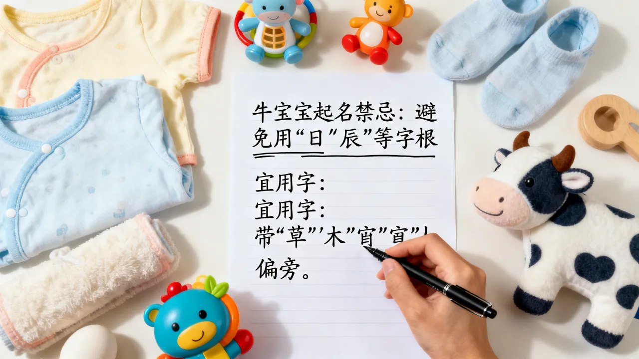 牛宝宝起名需注意什么,属牛宝宝取名禁忌和宜用字有哪些 牛宝宝起名需注意什么,属牛宝宝取名禁忌和宜用字有哪些