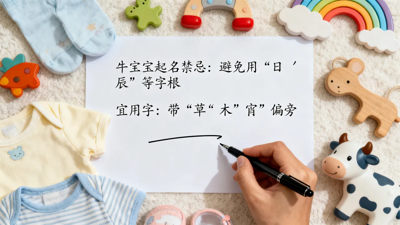 牛宝宝起名需注意什么,属牛宝宝取名禁忌和宜用字有哪些 牛宝宝起名需注意什么,属牛宝宝取名禁忌和宜用字有哪些