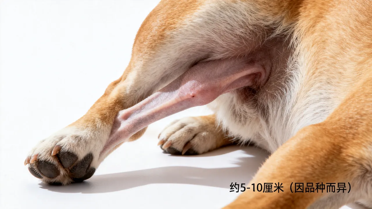 狗的阴历茎有多少厘米，狗阴茎正常长度是多少厘米？