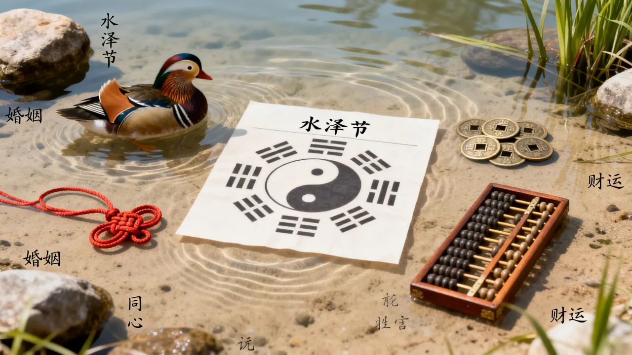 水泽节命里注定是什么?水泽节卦对婚姻财运的影响,水泽节命运详解 水泽节命里注定是什么?水泽节卦对婚姻财运的影响,水泽节命运详解