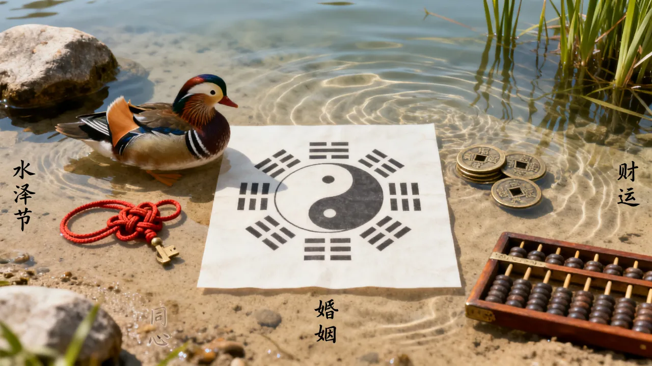 水泽节命里注定是什么?水泽节卦对婚姻财运的影响,水泽节命运详解 水泽节命里注定是什么?水泽节卦对婚姻财运的影响,水泽节命运详解
