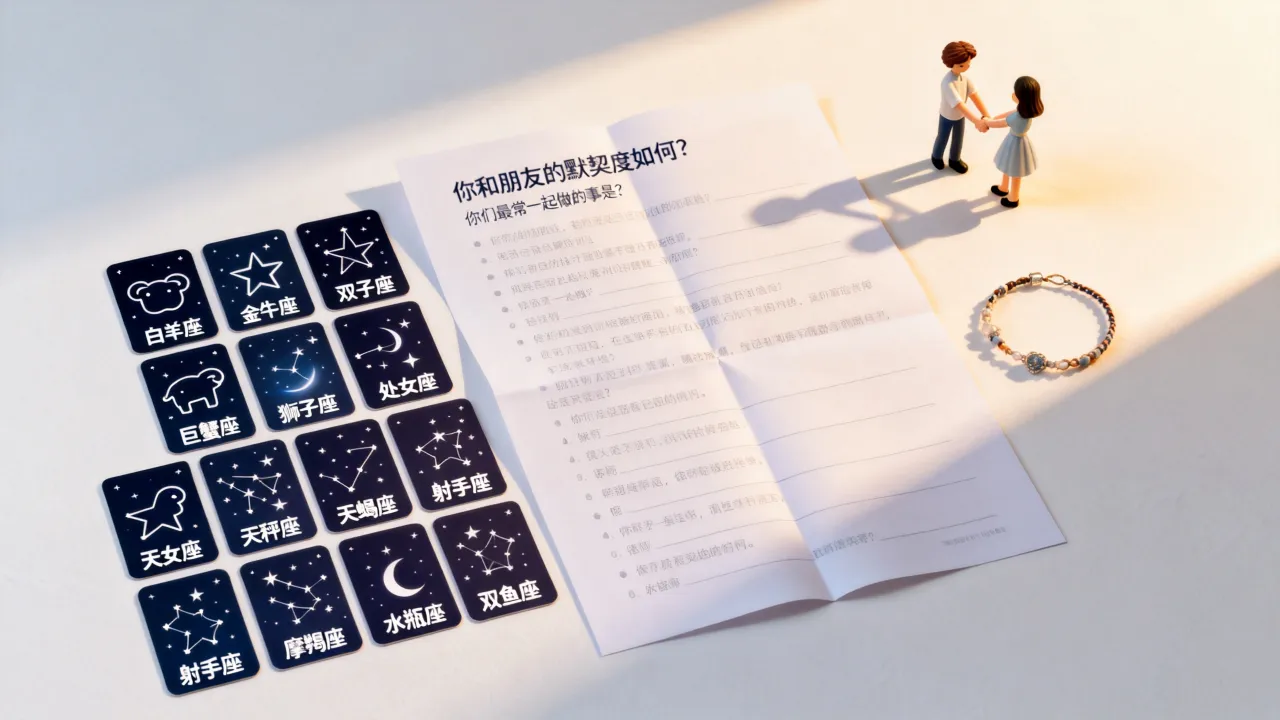 友情十二星座测试准吗，十二星座友情配对测试哪个最准？