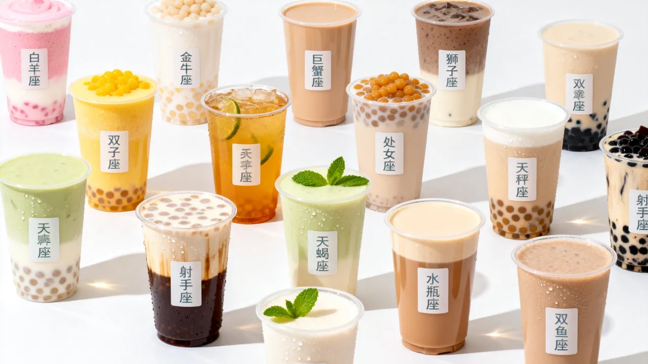 十二星座奶茶好喝吗，十二星座专属奶茶哪款最受欢迎？